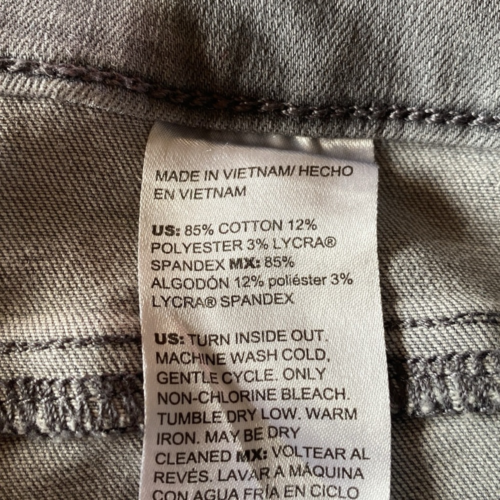 Gray Girlfriend Slim Leg Ankle sz 2.5R - Picture 4 of 5